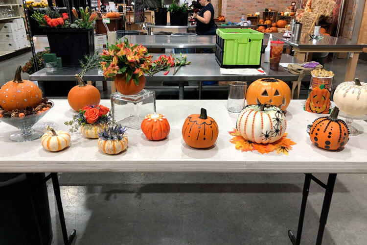 Seasonal Pumpkin Arrangement