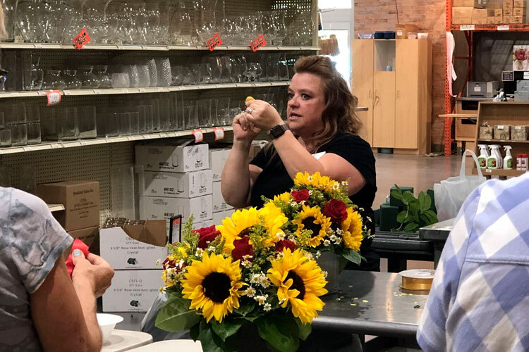 Wine & Design: Summer Bouquet & Bow Making Class