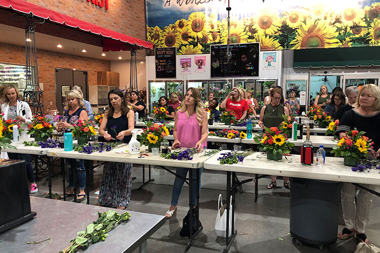 Wine & Design Floral Basics Design Class