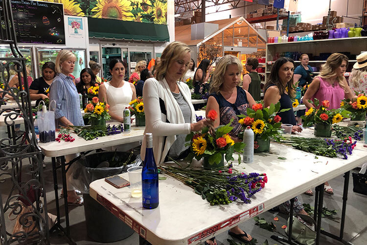 Wine & Design Floral Basics Design Class