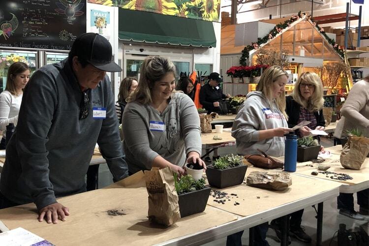 Succulent Dish Garden Design Class Recap