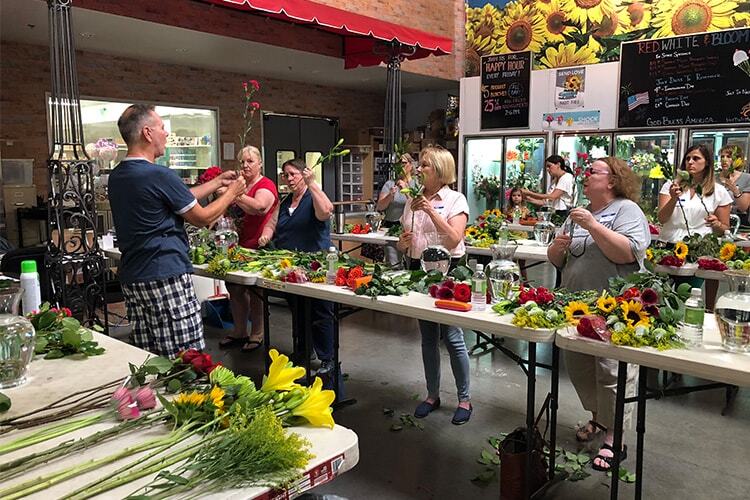 Summer Color Bouquet Design Class